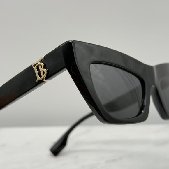 Burberry BE4405 300187 Sunglasses Black Frame Dark Grey Lens 51mm - Picture 11 of 12